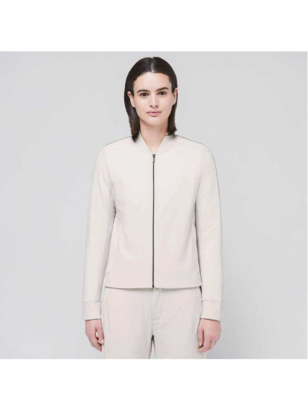 Lululemon Lab Hogo Full Zip Insulated Jacket Light Chrome Size 6 NWT